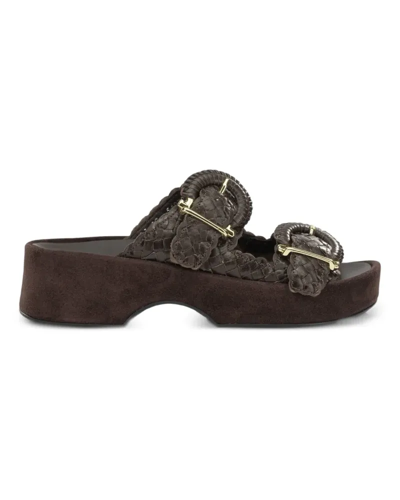 Toni Pons leather buckle-fastening sandals - Braun Braun