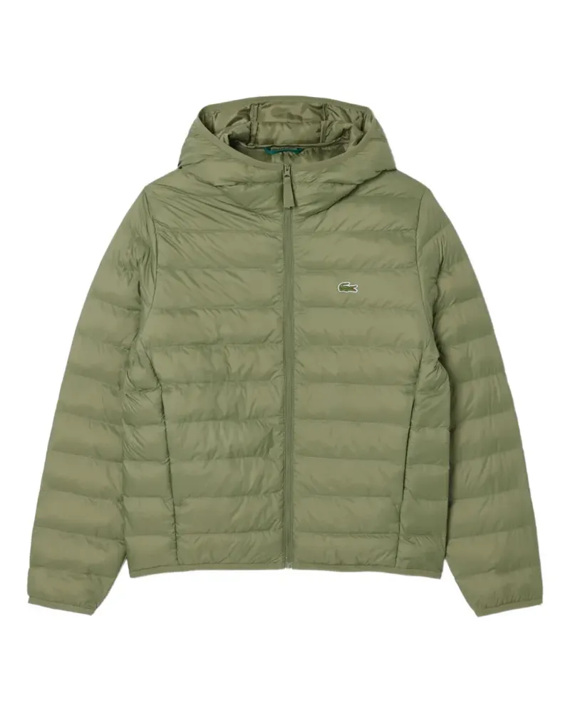 Lacoste quilted hooded puffer jacket - Grün Grün