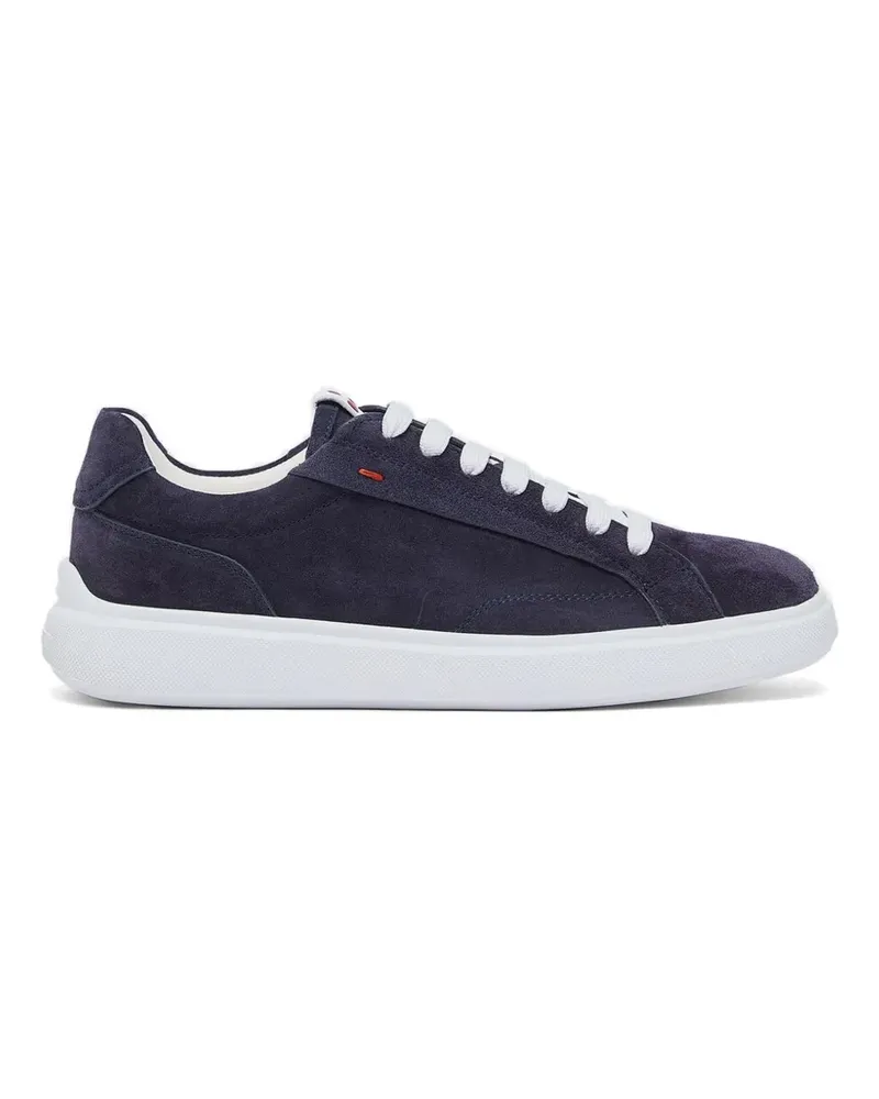 Peuterey Quarter 01 lace-up leather sneakers - Blau Blau