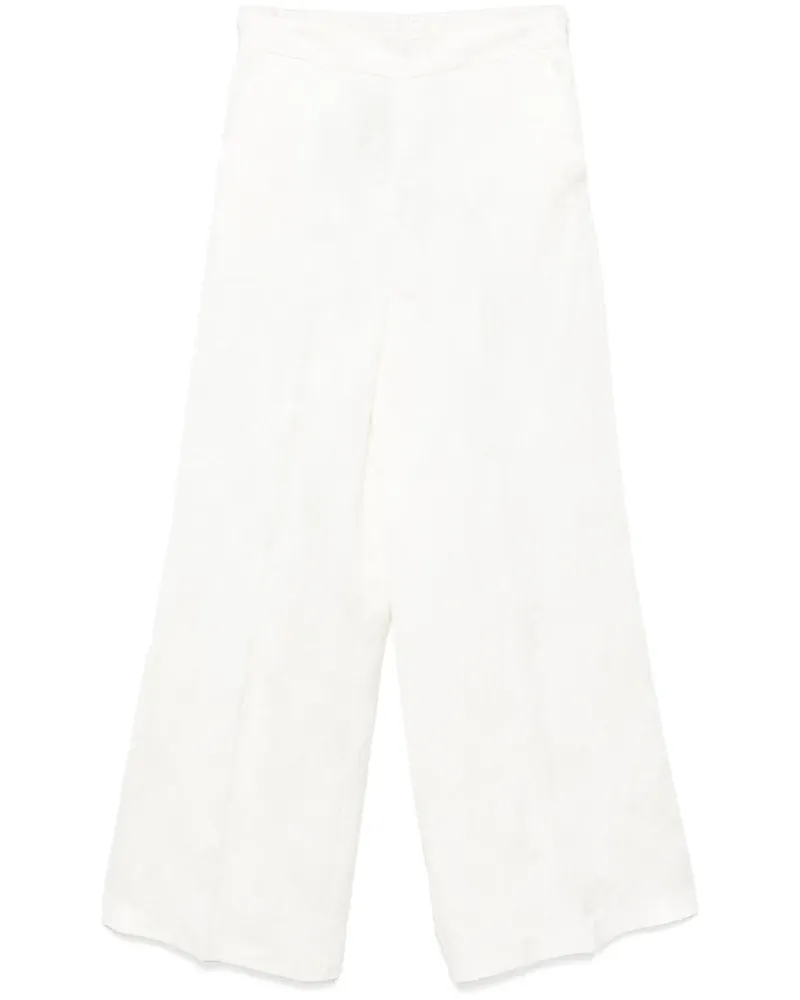 Twin-Set Palazzohose aus Jacquard - Weiß Weiß