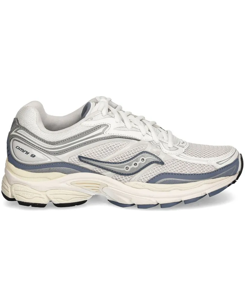 Saucony Progrid Omni 9 Sneakers mit Mesh - Weiß Weiß