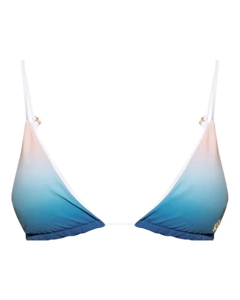 Casablanca Paris Bikinioberteil mit Farbverlauf-Print - Blau Blau