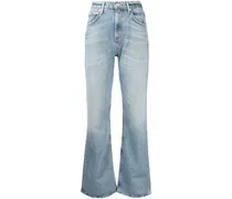 Ausgestellte High-Waist-Jeans