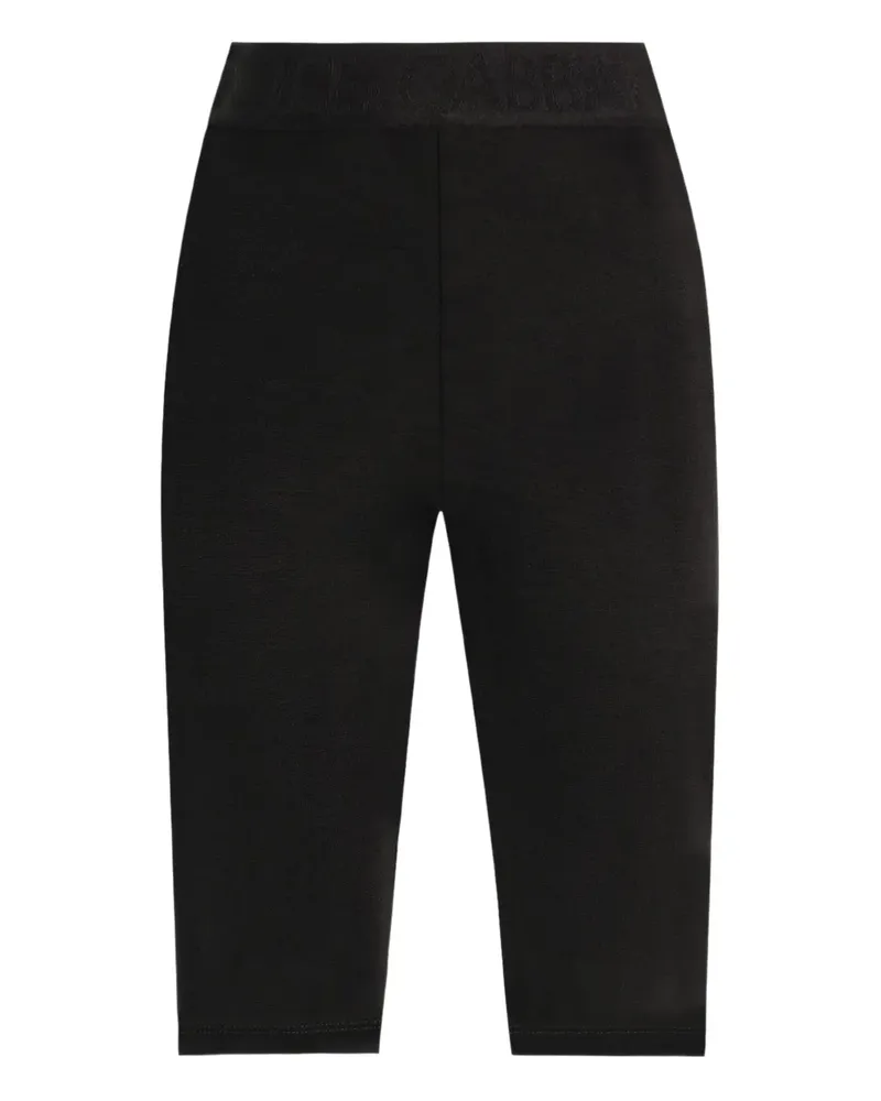Dolce & Gabbana Shorts mit Logo - Schwarz Schwarz