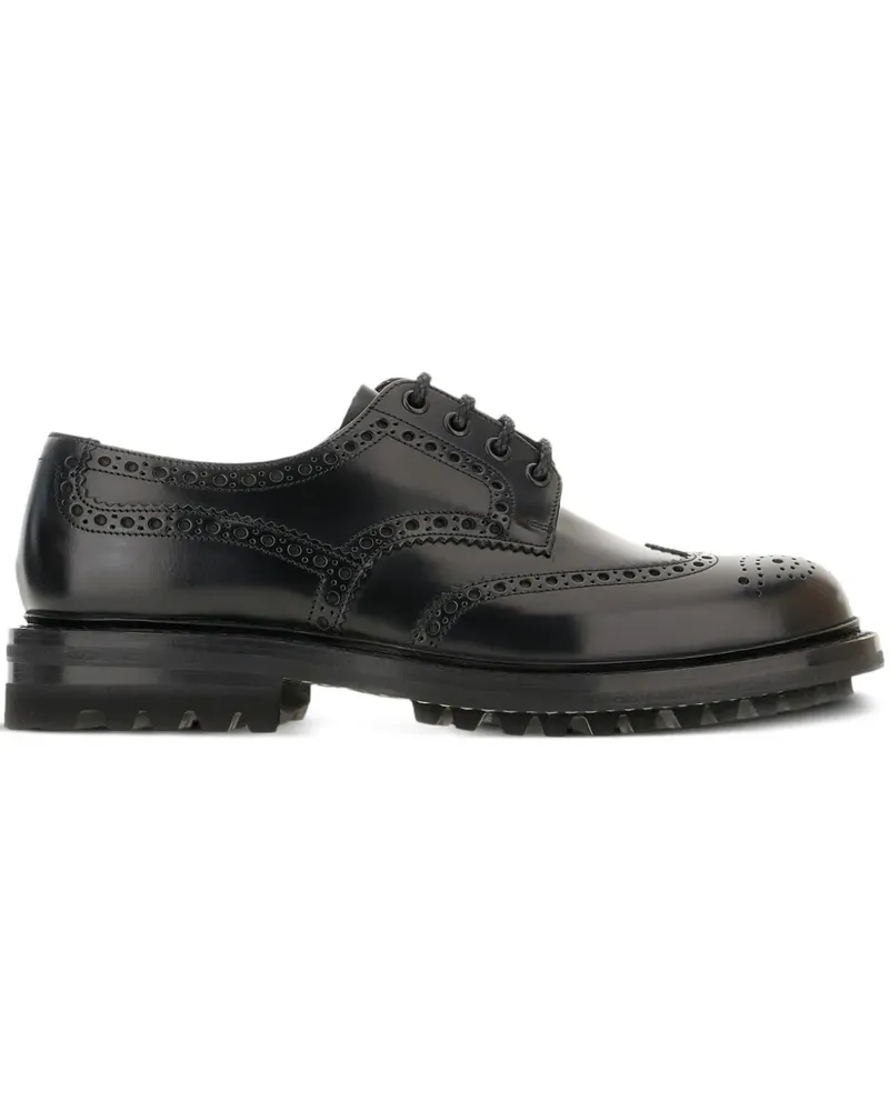 Church's Derby-Schuhe mit Budapestermuster - Schwarz Schwarz