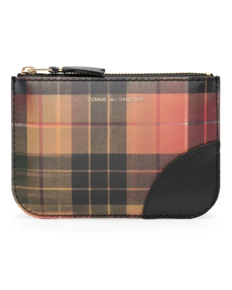 Comme des Garçons Kleines CDG Lenticular Portemonnaie mit holografischem Effekt - Rot Rot