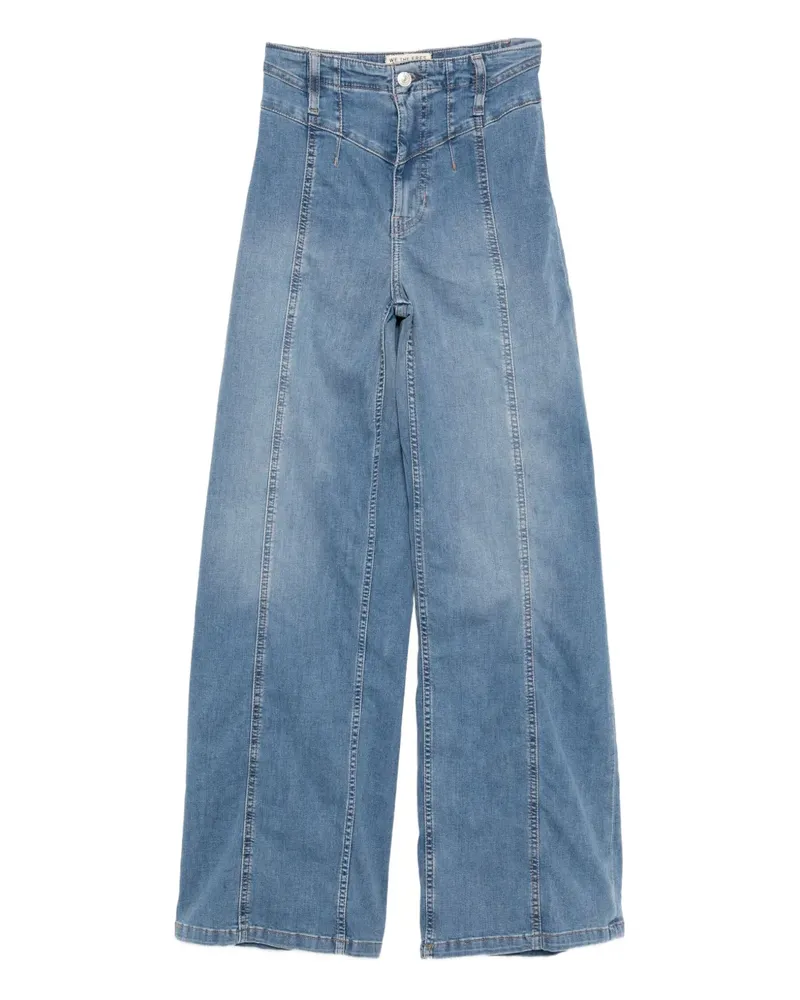 Free People Libre Wide-Leg-Jeans - Blau Blau