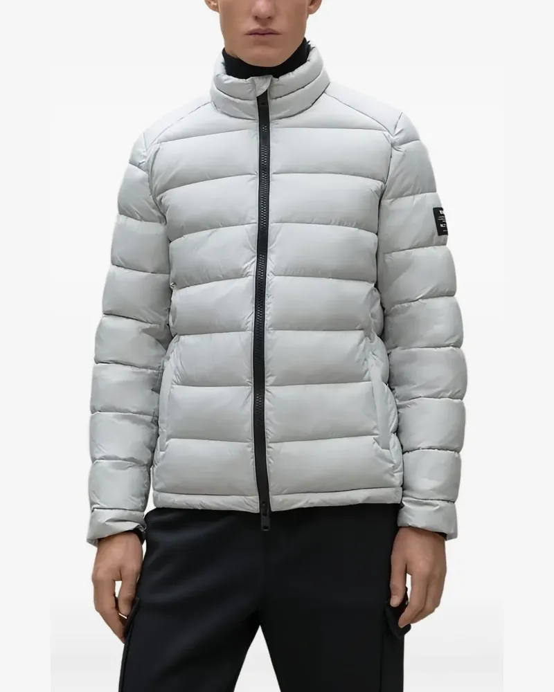 ECOALF zip-up padded jacket - Grau Grau