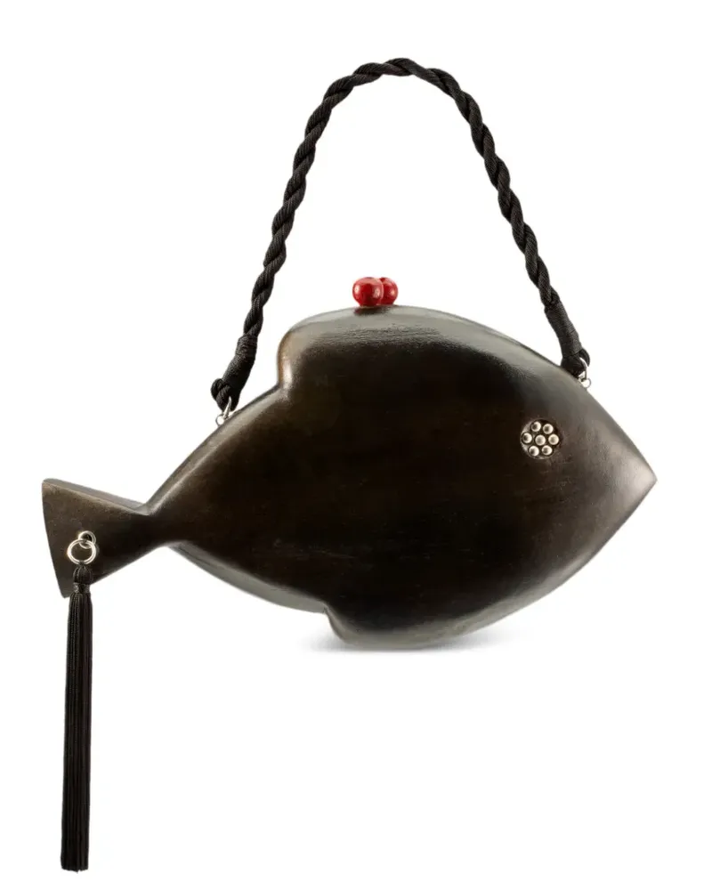 Simon Miller Carved Fish Tote Bag - Schwarz Schwarz