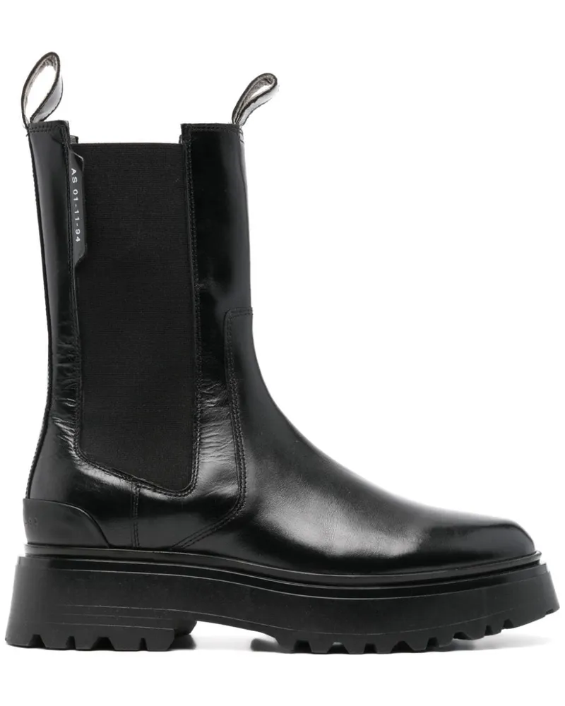 AllSaints Amber Stiefel Schwarz