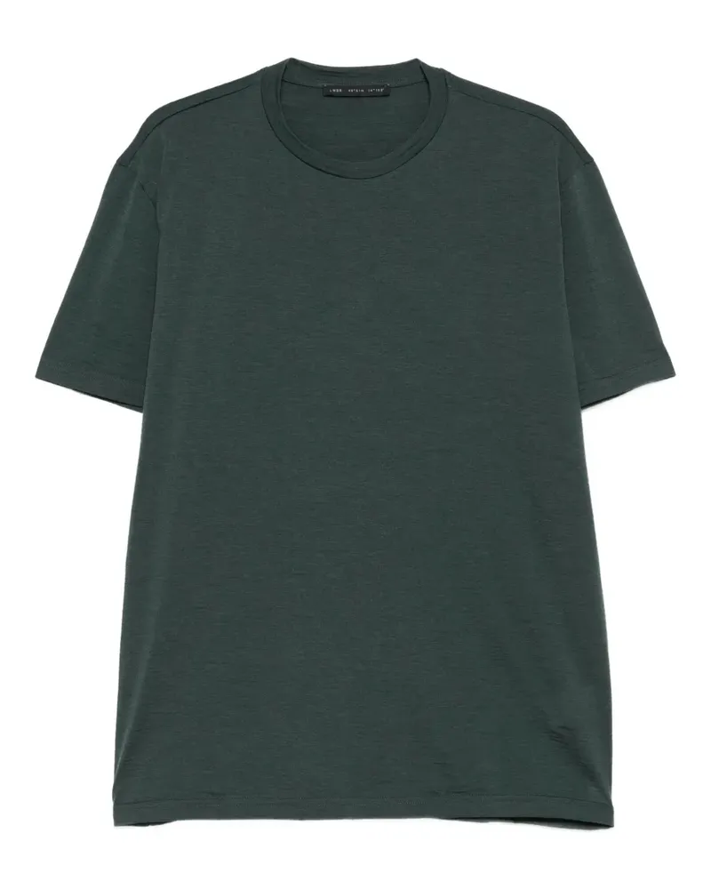 Low Brand T-Shirt mit Rundhalsausschnitt - Grün Grün