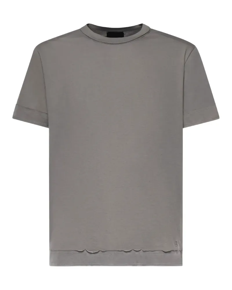Dondup raw-cut T-shirt - Grau Grau