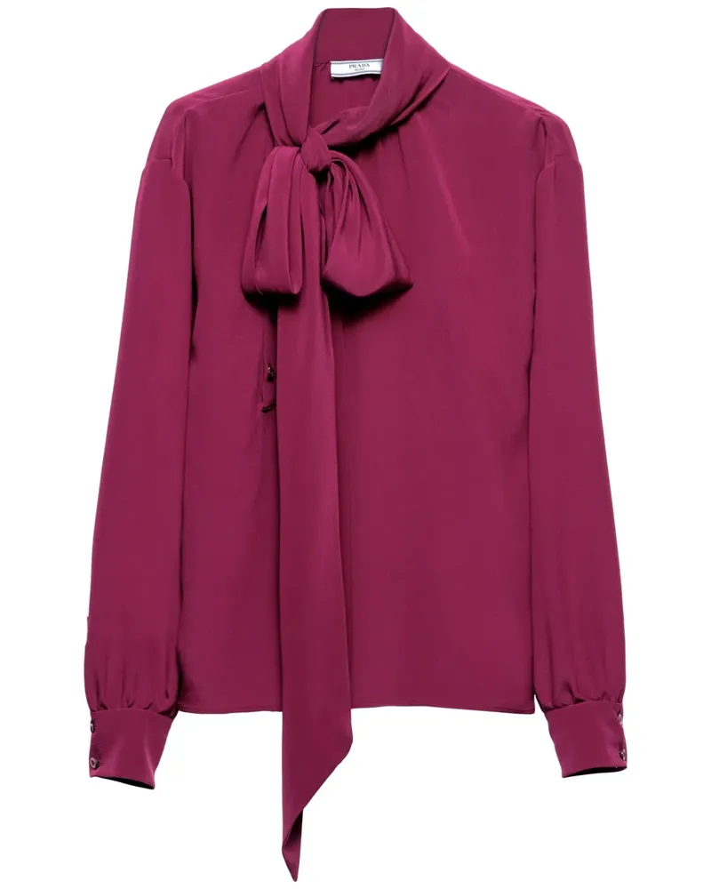 Prada Marocain Hemd - Rosa Rosa