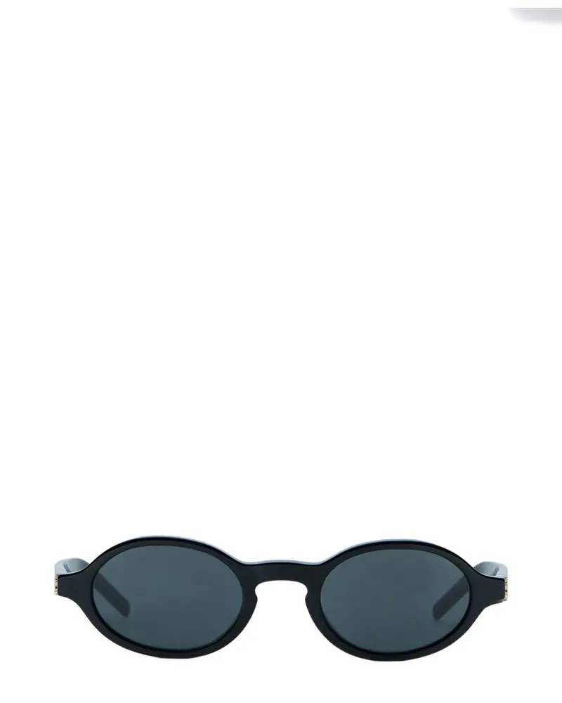 Saint Laurent oval-frame sunglasses - Schwarz Schwarz
