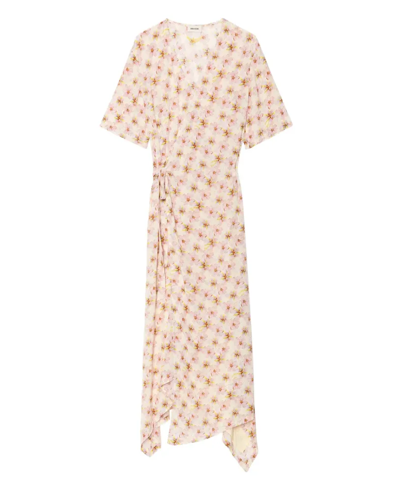 Zadig & Voltaire Asymmetrisches Midikleid - Nude Nude