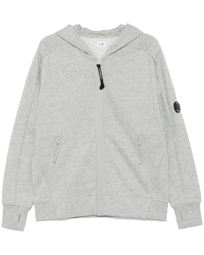 C.P. Company Hoodie aus Fleece-Jersey - Grau Grau