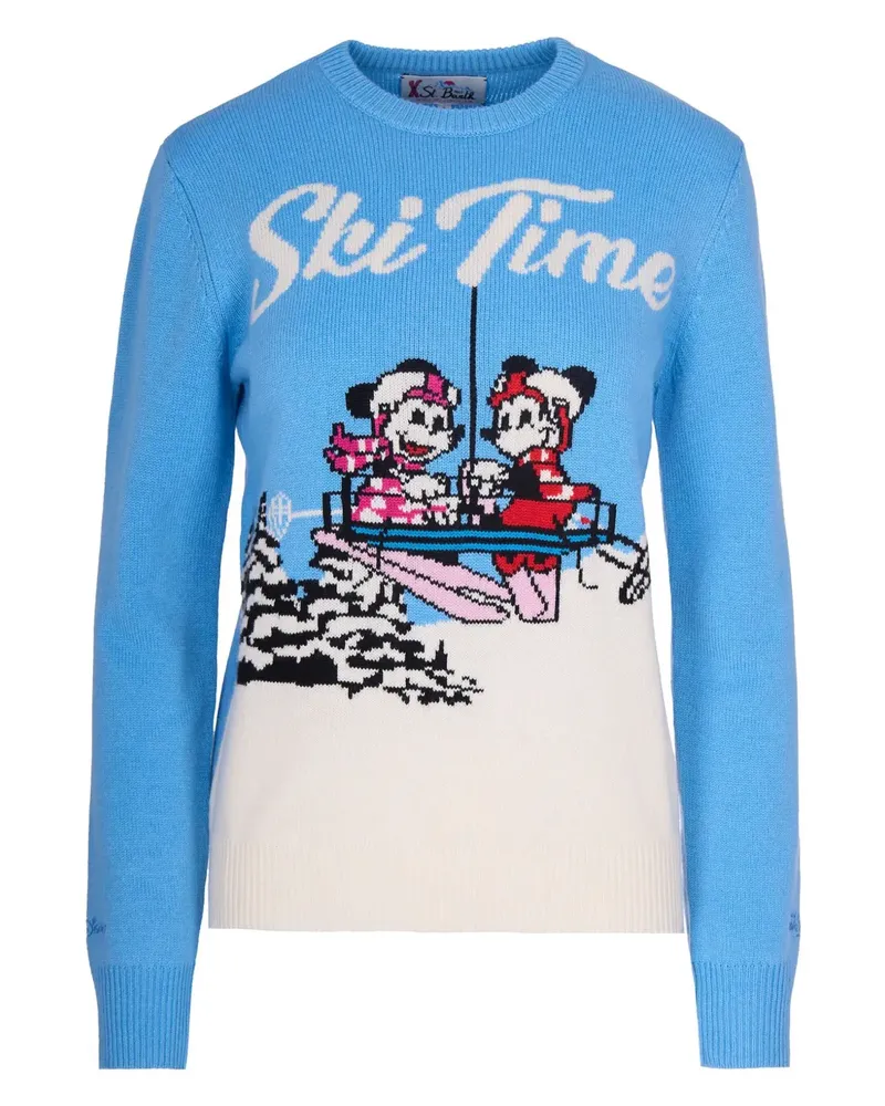 MC2 Saint Barth Minnie and Mickey crewneck sweater - Blau Blau