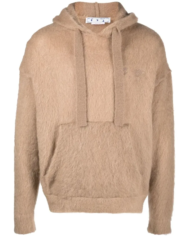 OFF-WHITE Hoodie mit Arrows-Print - Nude Nude