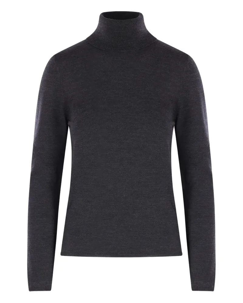 Zanone Oberteil mit Rollkragen - Grau Grau