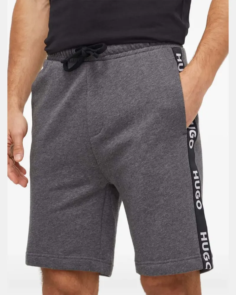 HUGO BOSS Shorts mit Kordelzug - Grau Grau