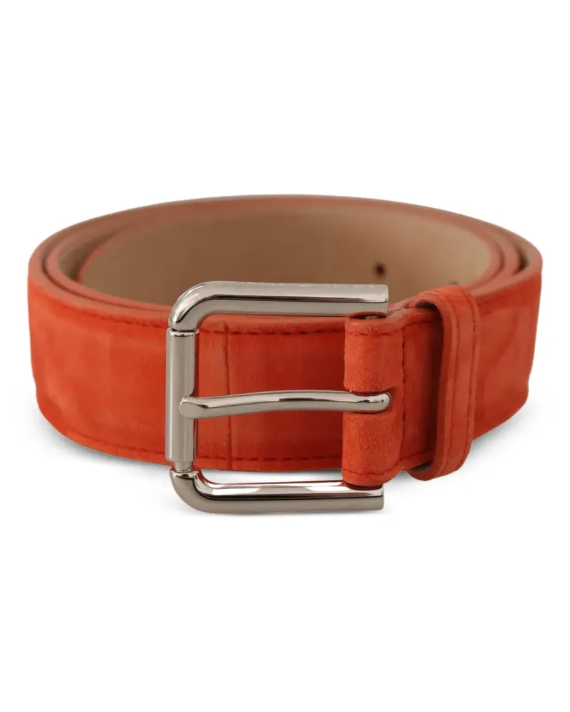 Dolce & Gabbana Gürtel aus Wildleder - Orange Orange