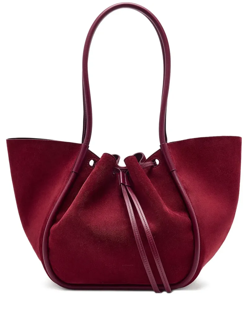 Proenza Schouler Großer Shopper mit Raffungen - Rot Rot