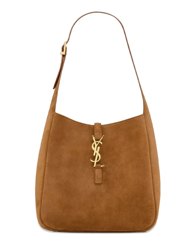 Saint Laurent Schultertasche mit Logo - Braun Braun