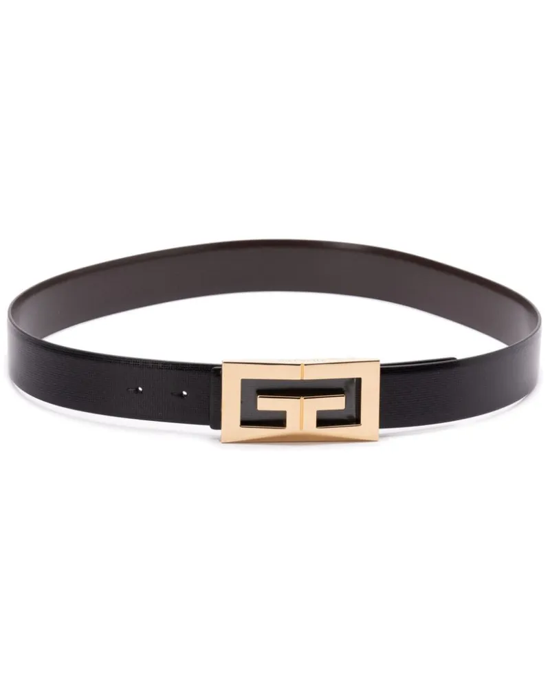 Givenchy Gürtel mit Logo-Schnalle - Schwarz Schwarz