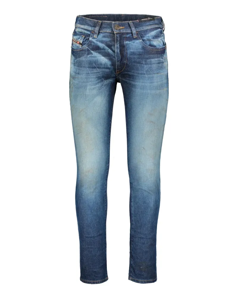 Diesel whiskering-effect jeans - Blau Blau