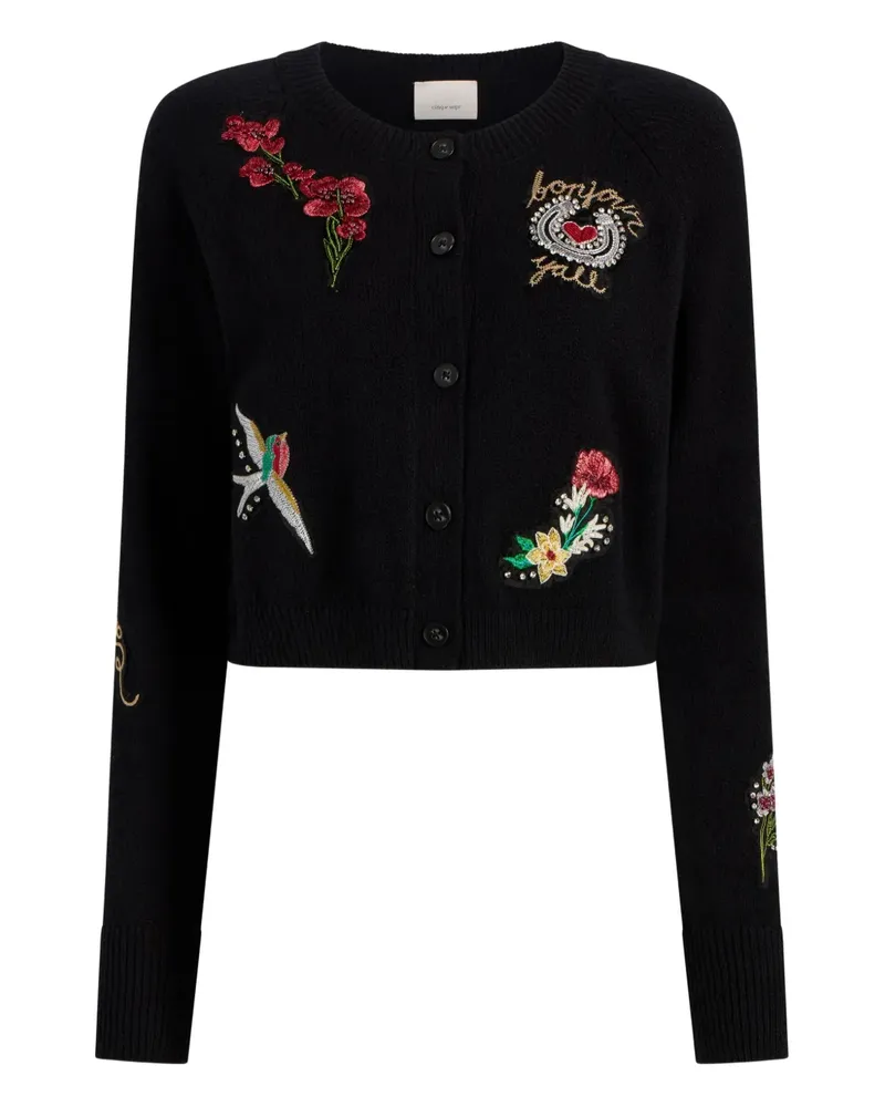 Cinq à Sept Western Amour Millie Cardigan - Schwarz Schwarz