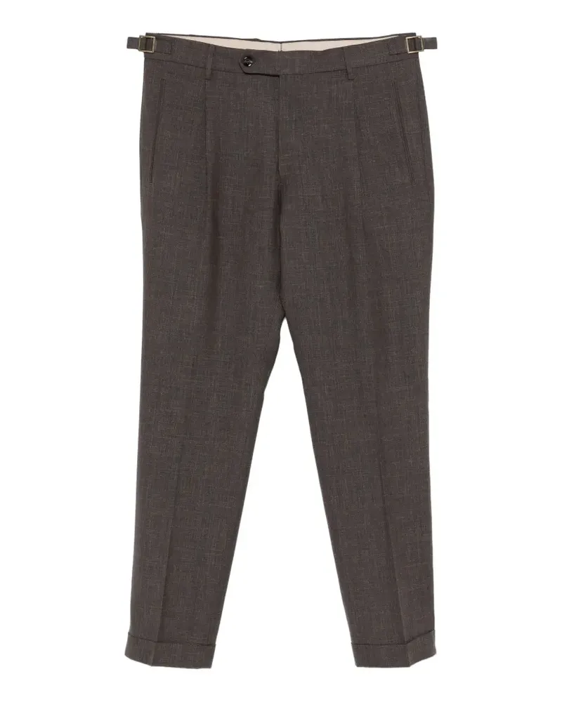 Berwich Retro tailored trousers - Braun Braun