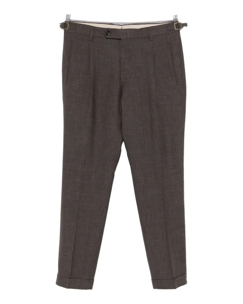 Berwich Retro tailored trousers - Braun Braun