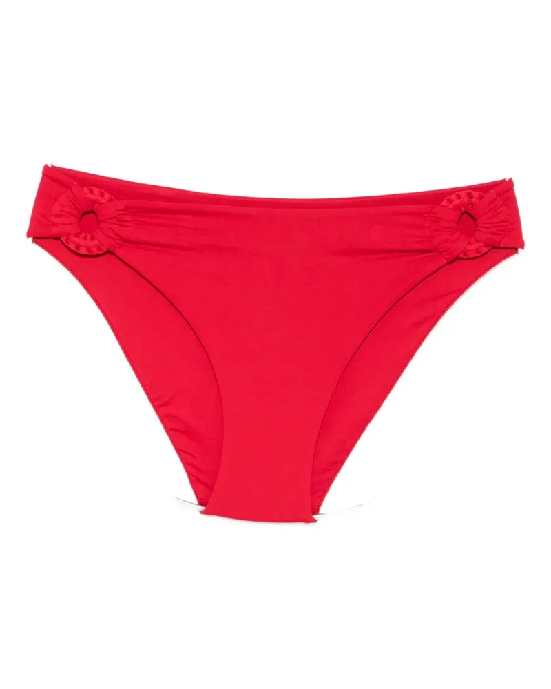 FISICO-Cristina Ferrari ring-detail bikini bottoms - Rot Rot