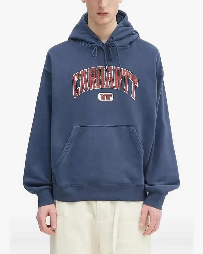 Carhartt WIP Hoodie mit College-Logo - Blau Blau