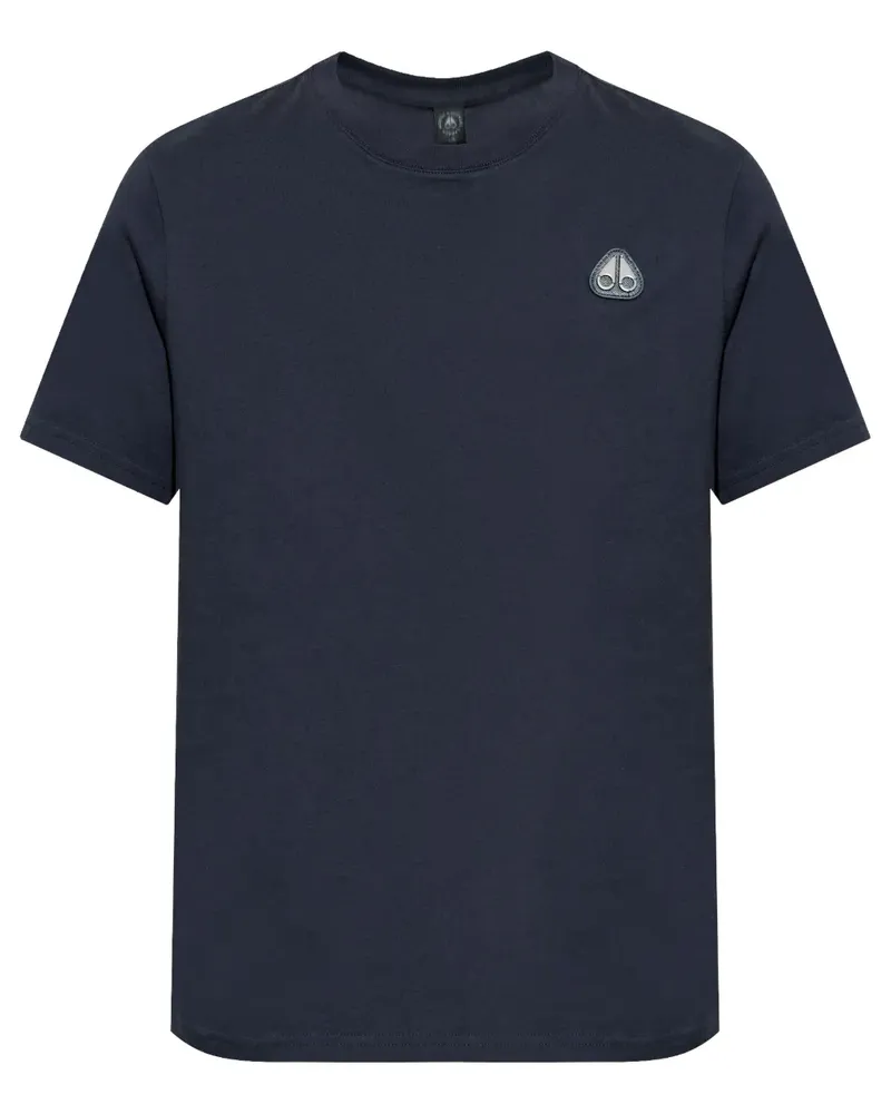 Moose Knuckles T-Shirt aus Baumwolle - Blau Blau