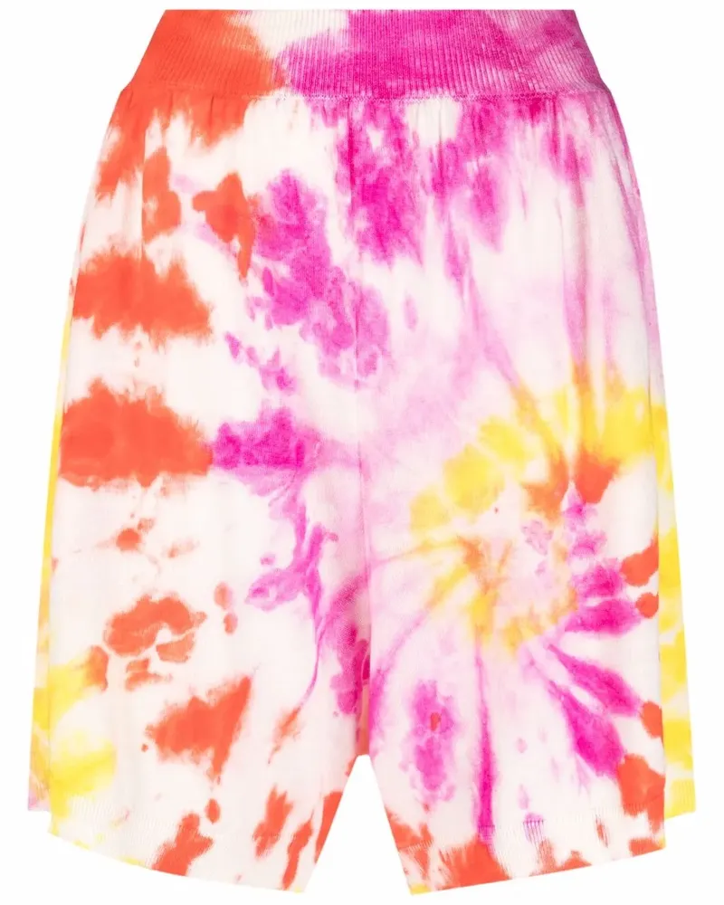 Stella McCartney Shorts mit Batikmuster - Rosa Rosa