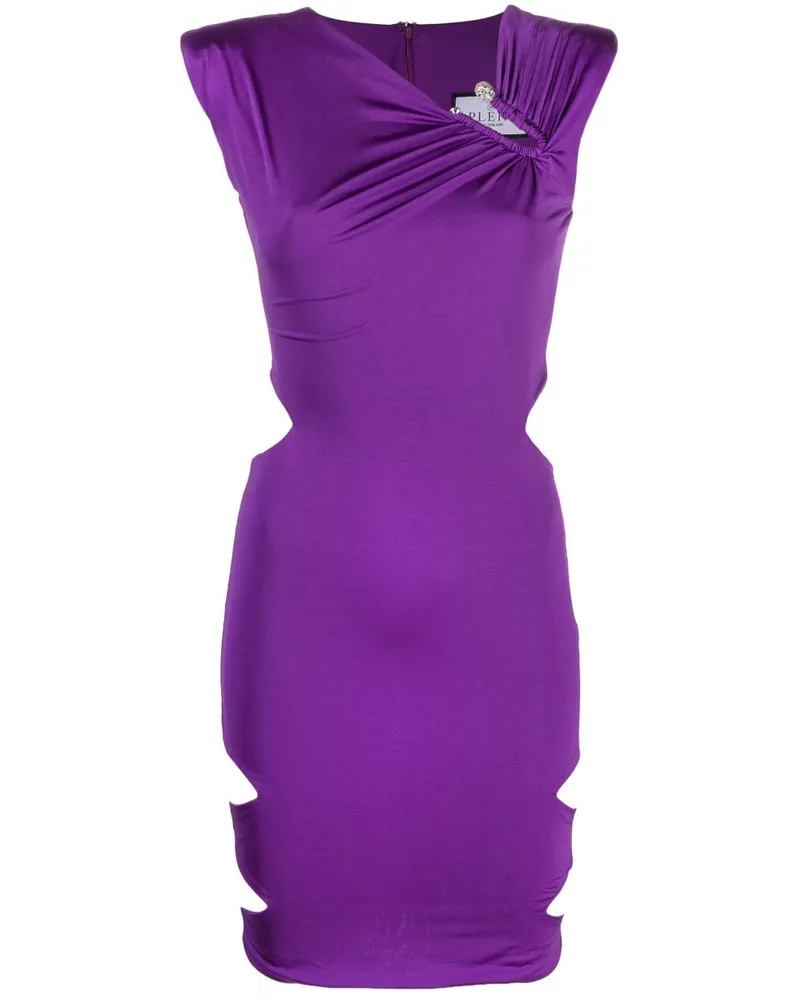 Philipp Plein Kleid mit Cut-Outs - Violett Violett