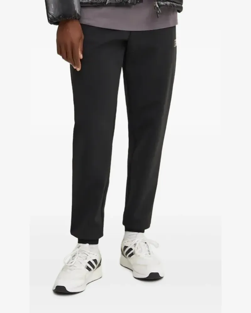 EA7 Jogginghose mit Logo-Applikation - Schwarz Schwarz