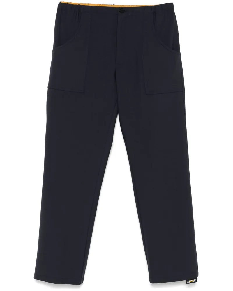 ASPESI Gerade Hose - Blau Blau