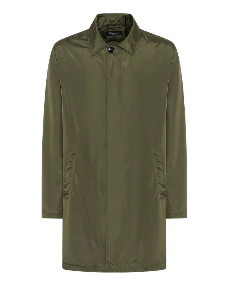 Kiton Einreihiger Trenchcoat - Grün Grün