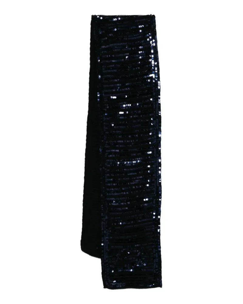 BODE Spotlight Schal mit Pailletten - Schwarz Schwarz