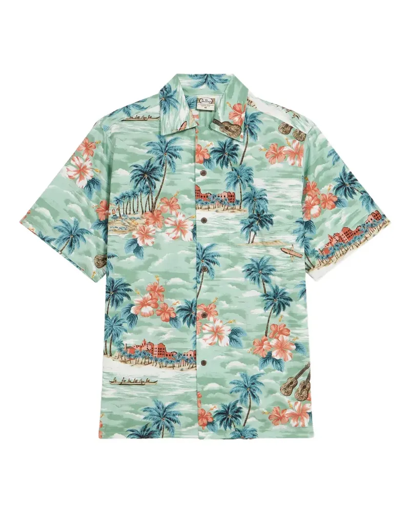 Fortela Fiji printed cotton shirt - Grün Grün
