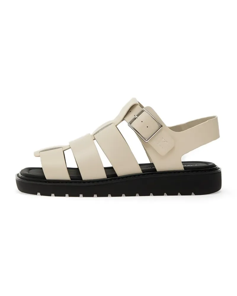 Calvin Klein Flache Sandalen - Nude Nude