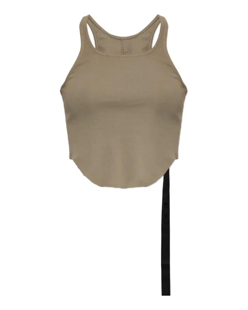 DRKSHDW by Rick Owens ribbed-knit crop top - Nude Nude