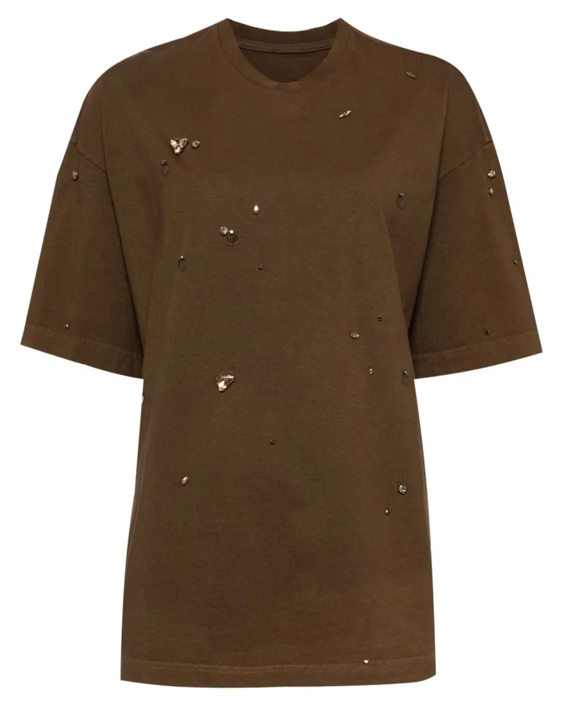 JNBY T-Shirt mit Perlen - Braun Braun