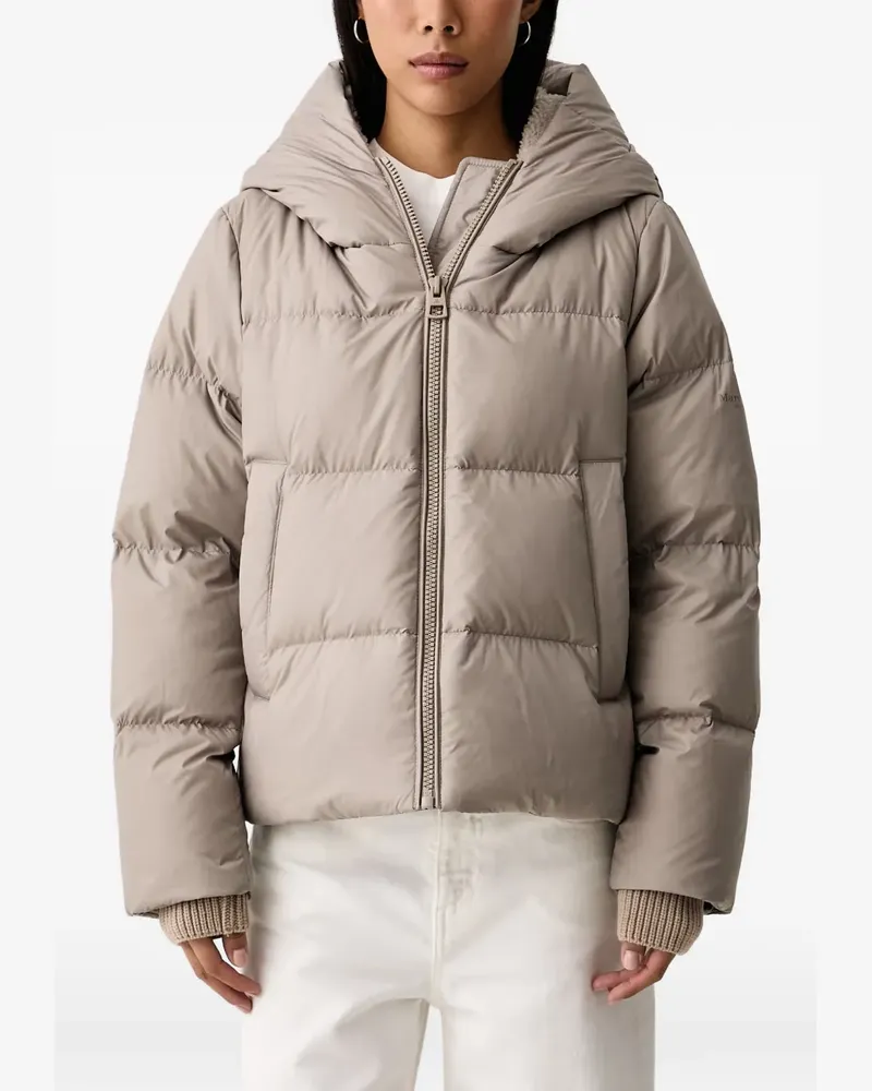Marc O'Polo quilted hooded jacket - Nude Nude
