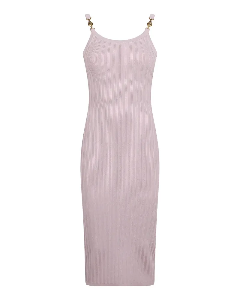 Versace Medusa '95 ribbed-knit midi dress - Rosa Rosa