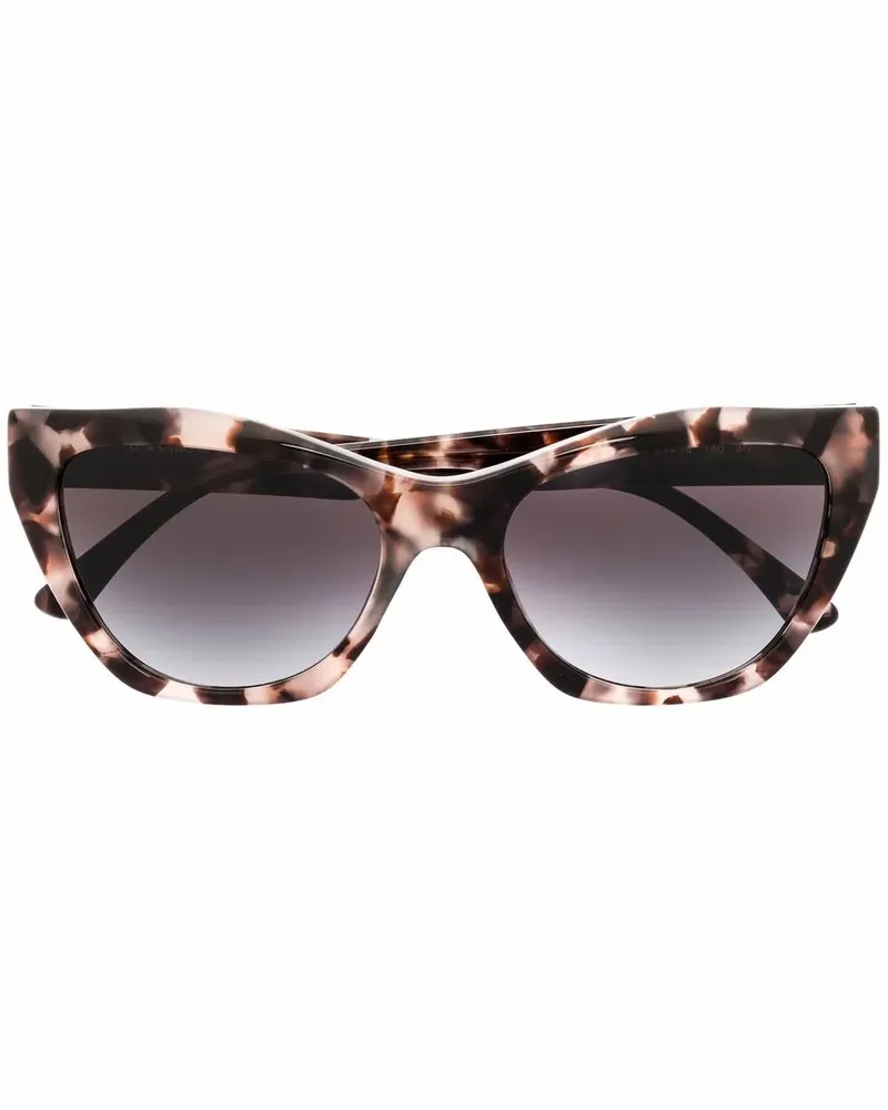 Emporio Armani Cat-Eye-Brille in Schildpattoptik - Braun Braun