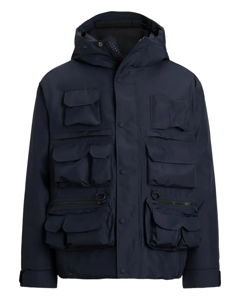 Ralph Lauren Kapuzenjacke mit Taschen - Blau Blau