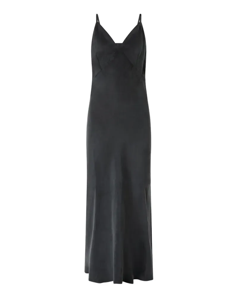 Pinko V-neck slip maxi dress - Grau Grau